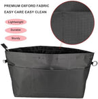 Handbag Tote Purse Organizer Insert, Small, Dark Grey - Image 6