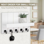 Key Holder for Wall, Decorative Key Holder with Shelf - Image 7