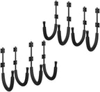 2-Pack of Kayak Storage Hook Sets - Kayak Wall Mount Hangers with 100lb Capacity Per Pair for Paddleboards, Surfboards, by RADSportz