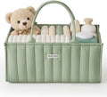 Blissful Diary Baby Diaper Caddy Organizer, Nursery Storage, Sage Green by BlissfulDiary