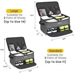 YOREPEK Golf Gifts for Men, 2 Layer Golf Trunk Organizer for 2 Pair Shoes - Image 3