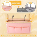 Lilithye Bedside Caddy, Bedside Storage Bag Hanging Organizer for Bunk Bed - Image 5