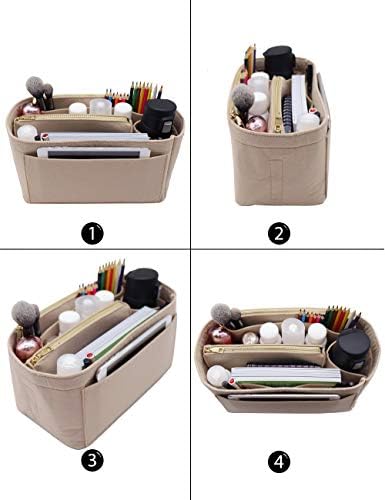 LEXSION Felt Purse Organizer Insert, Tote Bag Shaper Dividers with 5 Sizes - Image 4