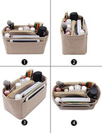 LEXSION Felt Purse Organizer Insert, Tote Bag Shaper Dividers with 5 Sizes - Image 4