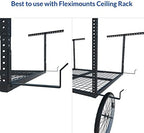 FLEXIMOUNTS 2 Pack Add-On Storage Utility Hooks, Black - Image 6