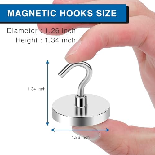 LOVIMAG Magnetic Hooks for Cruise Essentials 2026 Cabins Door 12 P-130LBS - Image 2