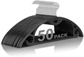Plastic Hangers Black Clothes Hanger 50 Pack | No Shoulder Bumps, 360°Swivel Hook, Thin, Space Saving for Closet, Fit for Suits Pants Heavy Duty Adult Coat Shirt Dress by TARANCH