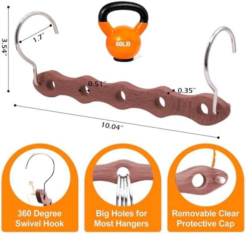 Closet Organizers and Storage,Heavy Duty Hangers Space Saving,Home Dorm Room Essentials for College Students Girls Boys,6 Pack Organization and Storage Clothes Hanger for Coat,Pants,Shirt,Scarf - Image 5