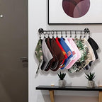 CAPHONT Hat Rack for Baseball Cap Organizer with 24 Hooks, Modern Metal Hats Storage Wall Mounted Caps Hanger for Closet Door Bedroom Entryroom Laundry, 2 Pack - Image 6