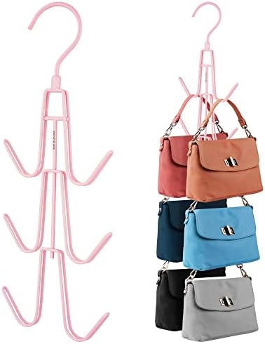 ZEDODIER 2 Pack Purse Hanger, Purse Organizer for Closet, Holds 12 Bags by ZEDODIER