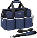 Ytonet Wearable Cleaning Caddy Bag, Large Cleaning Supplies Organizer, Blue by YTONET