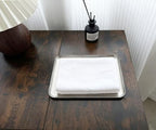Small Stainless Steel Tray, 7.8 Inch Square Silver Metal Tray - Image 7