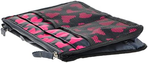 Vercord Purse Organizer Insert for Handbags Bag Organizers Inside Tote Pocketbook Women Nurse Nylon 13 Pockets Rose Heart Large - Image 5