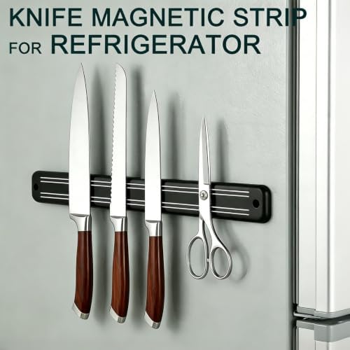Magnetic Knife Strips,Magnetic Knife/Tool Holder for Wall/Refrigerator - Image 6