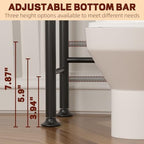 GloTika 4-Tier Over Toilet Storage, Anti-Tilt, 69.3" H, Brown - Image 5