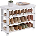 SONGMICS Bamboo Shoe Bench with Seat, 11.3 x 27.6 x 20.5 Inches by SONGMICSbySONGMICSHOME
