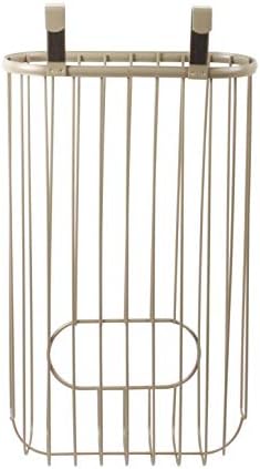 Spectrum Ashley Over The Cabinet Plastic Bag Holder (Satin Nickel Powder Coat) - Grocery & Recycling Bag Dispenser for Kitchen, Bathroom, Under Sink, Home, & Apartment Organization (Pack of 6) - Image 6