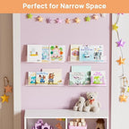 upsimples 2 Pcs 15" Acrylic Shelves for Wall Display and Storage, Clear - Image 6