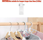 Clothes Hanger Connector Hooks 50PCS Plastic Hooks Cascading Hangers Space Saving Organizer for Heavy Duty Clothes Closet - Image 3