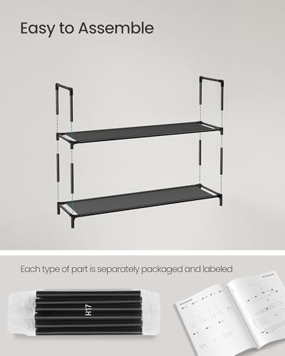 SONGMICS Shoe Rack, 10-Tier Shoe Shelf, Shoe Storage Organizer - Image 6
