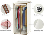 Univivi Garment Bags for Hanging Clothes, Cloth Bag 40 In, 2 PCS, Beige - Image 3