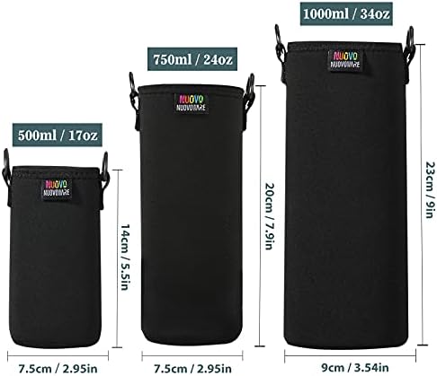 Nuovoware Water Bottle Carrier, 1000ML, Black - Image 2
