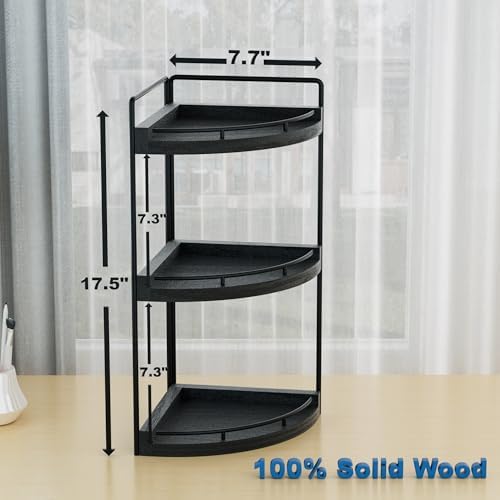 Corner Bathroom Counter Organizer, 3 Tier Bathroom Sink Shelf - Image 5