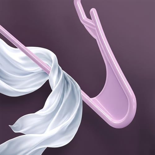 Utopia Home Plastic Hangers 30 Pack – Space Saving Clothes Hanger Pink | Durable & strong | Closet organizer & storage | Ideal for apartments, dorms & stocking stuffers - Image 6
