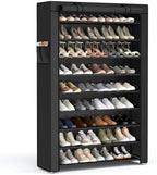 SONGMICS 10-Tier Shoe Rack with Cover, Shoe Storage Cabinet for 40-50 Pairs by Unknown