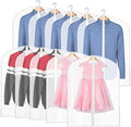 Simple Houseware 32-Inch Clear Garment Bags with Zipper, 10 Pack by SimpleHouseware