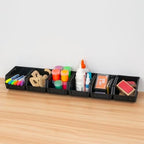 Akro-Mils 30210 AkroBins Plastic Storage Bins, Space-Saving Stackable Bins for Garage, Pantry, Craft Organization, 5" x 4" x 3", Black, (Pack of 24) - Image 5
