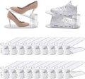 Clear 20 Pack Shoe Slot Organizer, Shoe Stacker Organizer Holders for A Pair of Shoes, Adjustable Thickening Double Layer 50% Shoe Space Saver Rack Storage for Closet (clear, 20 pack) by Unknown