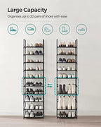 SONGMICS Shoe Rack, 10-Tier Shoe Shelf, Shoe Storage Organizer - Image 5