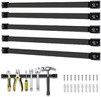 5 Pack Magnetic Tool Holder, Magnetic Strips Tool Magnet Bar PVC Coated for Garage Tool Organizer 18 In by SDLDEER