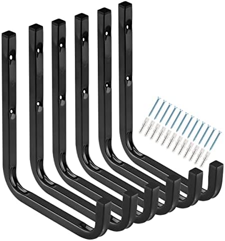 Garage Storage Hook, 6.3 Inch Heavy Duty Wall Mount Utility Hanger by Heavdace