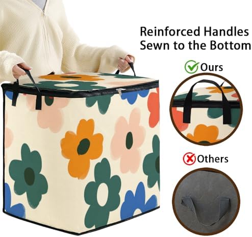 2pcs blanket storage bag for under bed,closet organizers 95L - Image 4