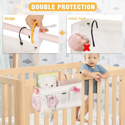 Lilithye Bedside Caddy, Bedside Storage Bag Hanging Organizer for Bunk Bed - Image 4