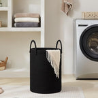 YOUDENOVA Cotton Laundry Hamper, 58L Tall Storage Basket-Black - Image 5