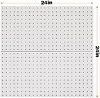 Ultrawall Metal Pegboard Wall Panels, Peg Boards for Garage Tool Storage - Image 2
