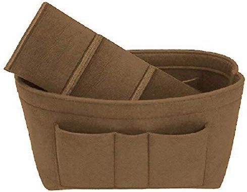 ZTUJO Purse Organizer Insert, Felt Bag Organizer For Handbag Purse Organizer,13 Colors, 6 Size (Large, Light Coffee) - Image 4