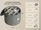 Round Shoe Organizer, Fan Dividers for Wide Shoes & Boots, Gray, 1 Pack - Image 3