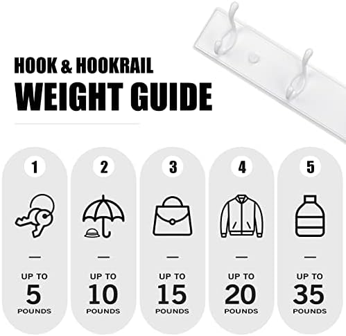 Badiano Heavy Duty Wooden Coat Rack, Wall-Mounted Organizer, 24 Inch, White - Image 3