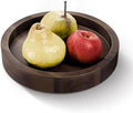 TIDITA 10" Rotating Wooden Lazy Susan Organizer for Cabinet (Walnut Color) by TIDITA