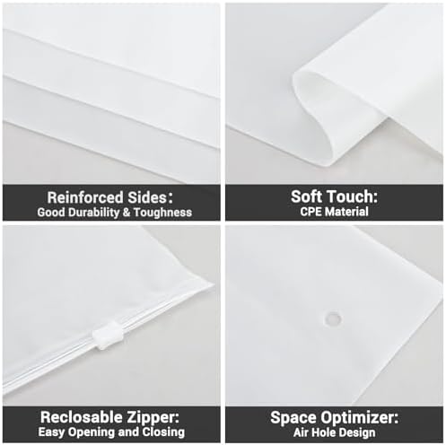 Swimsuit Bags, 25 Pack 8x10 inch Shirt Bags, with Air Holes, 3 Mil - Image 6