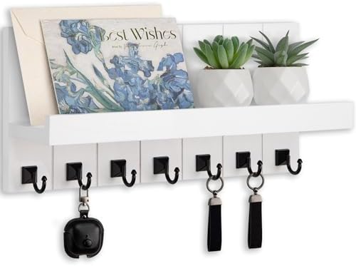 Key Holder for Wall, Decorative Key Holder with Shelf by Lucundm