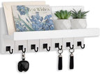 Key Holder for Wall, Decorative Key Holder with Shelf by Lucundm