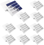 10-Pack Toploader Trading Card Storage Box, 4 Row 3200 Count White by XRACV