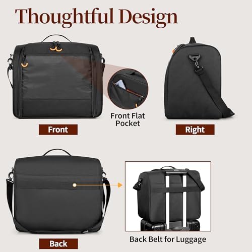 PGmoon Large Hat Bag for Baseball Cap, Cap Organizer carrier for 20-24 Caps - Image 3