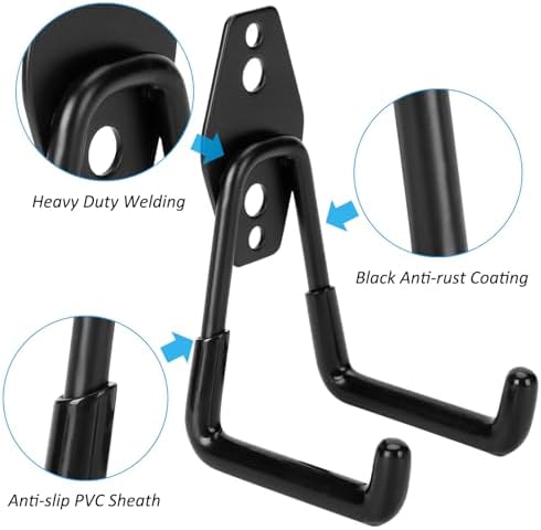 18 Pack Garage Hooks Heavy Duty - Supports 100 lbs - Image 3