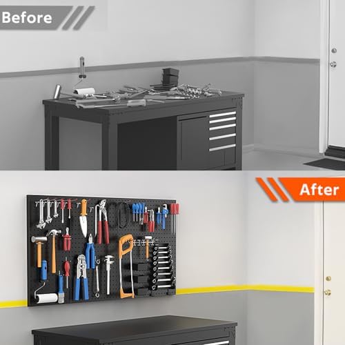 Ultrawall Metal Pegboard Wall Panels, Peg Boards for Garage Tool Storage - Image 5